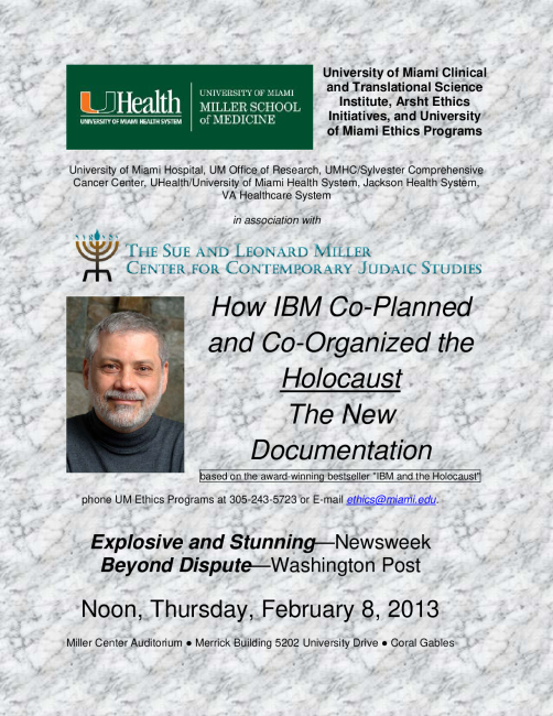 How IBM Co-Planned and Co-Organized the Holocaust—What the New Documentation Shows