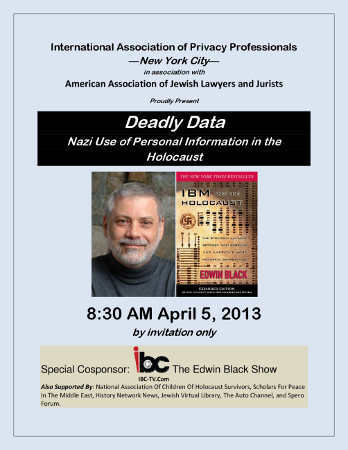 Deadly Data—How The Nazis used Personal Information in the Holocaust