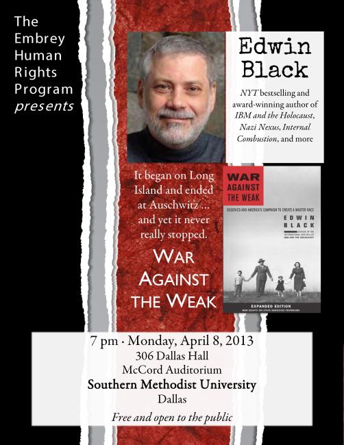 American Eugenics for SMU Embrey