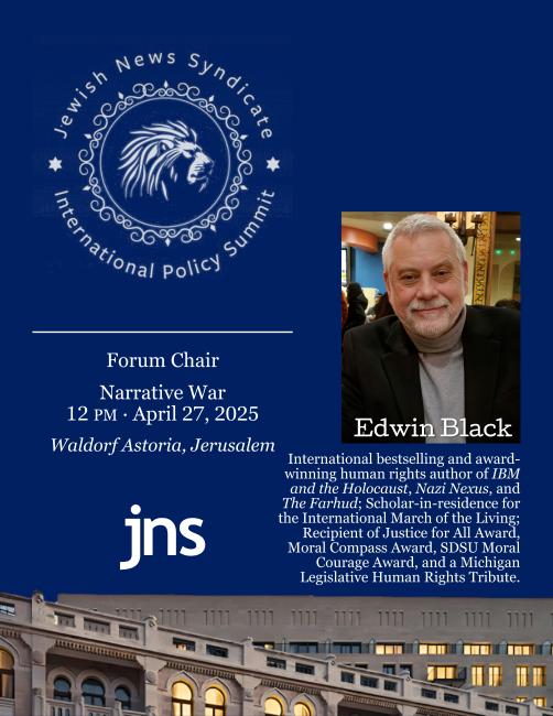 Edwin Chairs the Narrative War Panel at the JNS Summit