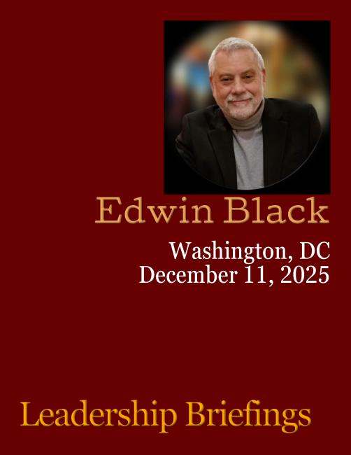 Edwin presents leadership briefings in DC