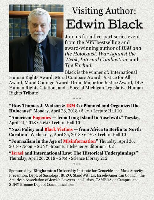 SUNY Series, April 2018